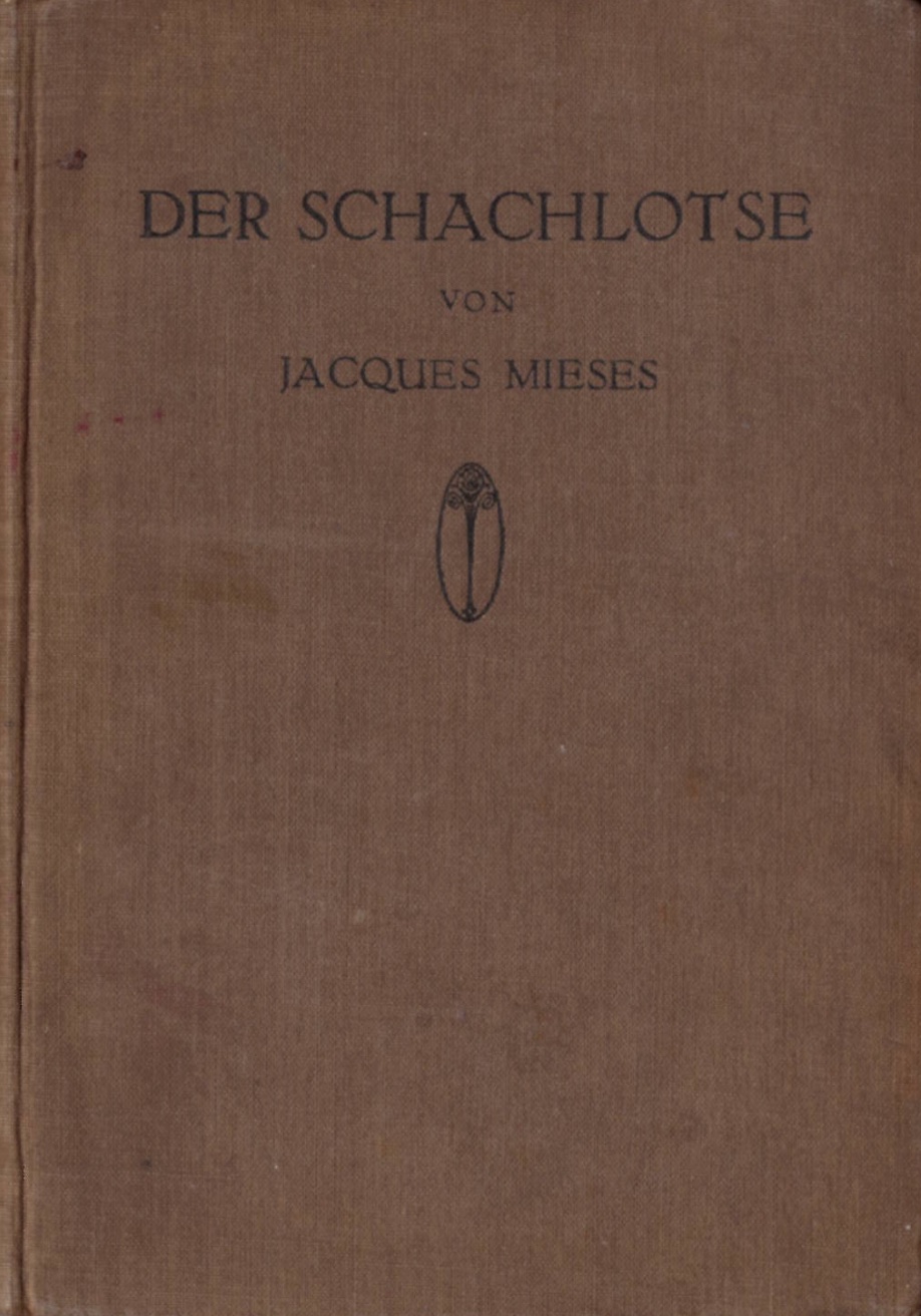 Der Schachlotse von Jacques Mieses - Buchcover