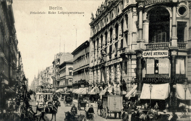 Friedrichstrasse 59-60 in Berlin, former location of Café Kerkau